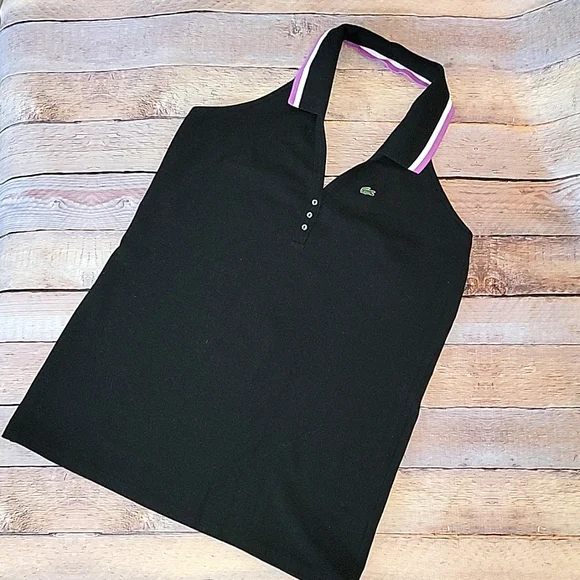 Lacoste Halter Polo Top - Picture 1 of 4